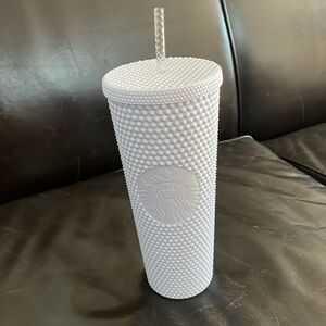 STARBUCKS WHITE DIAMOND STUDDED TUMBLER NEW WITHOUT BOX